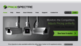 What Pricespectre.com website looked like in 2016 (8 years ago)