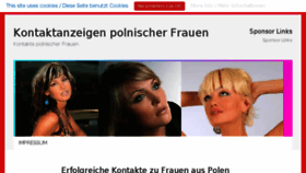 What Polenliebe.de website looked like in 2016 (8 years ago)