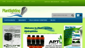 What Plantlightinghydroponics.com website looked like in 2016 (8 years ago)