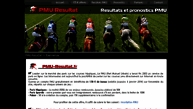 What Pmu-resultat.fr website looked like in 2016 (8 years ago)