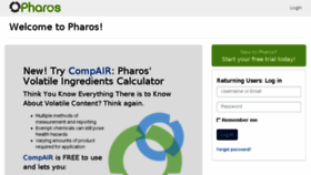 What Pharosproject.net website looked like in 2016 (8 years ago)
