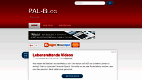 What Pal-blog.de website looked like in 2016 (8 years ago)