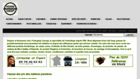 What Packagingconcept.com website looked like in 2016 (8 years ago)