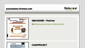 What Pracezdomu.formees.com website looked like in 2016 (8 years ago)