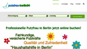 What Putzfrau-berlin24.de website looked like in 2016 (7 years ago)
