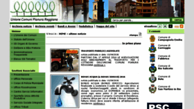 What Pianurareggiana.it website looked like in 2016 (8 years ago)