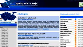 What Pinec.info website looked like in 2016 (8 years ago)