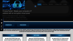 What Privacytunnel.com website looked like in 2016 (7 years ago)