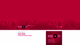 What Player.retrofm.ee website looked like in 2016 (8 years ago)