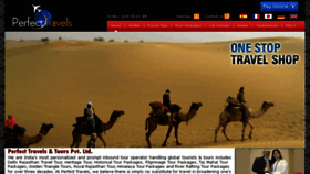 What Perfecttravels.net website looked like in 2016 (8 years ago)