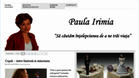 What Paulairimia.ro website looked like in 2016 (7 years ago)