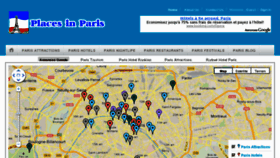 What Placesinparis.com website looked like in 2016 (7 years ago)