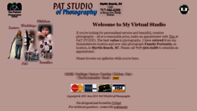 What Patstudio.com website looked like in 2016 (7 years ago)