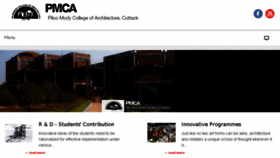 What Pmca.ac.in website looked like in 2016 (8 years ago)