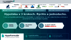 What Profihypoteka.sk website looked like in 2016 (8 years ago)