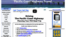 What Pacific-coast-highway-travel.com website looked like in 2016 (7 years ago)