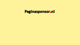 What Paginasponsor.nl website looked like in 2016 (8 years ago)
