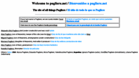 What Pagliere.net website looked like in 2016 (8 years ago)