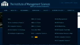 What Pakaims.edu.pk website looked like in 2016 (8 years ago)