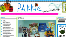What Pakkie.nl website looked like in 2016 (8 years ago)