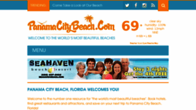 What Panamacitybeach.com website looked like in 2016 (8 years ago)