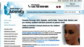 What Panenka-panenky.cz website looked like in 2016 (7 years ago)
