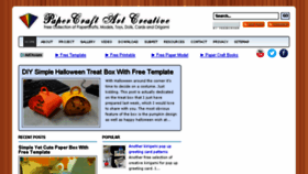 What Papercraftprintable.com website looked like in 2016 (8 years ago)