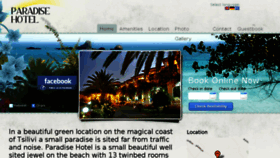 What Paradisehotel.gr website looked like in 2016 (8 years ago)