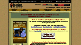 What Parkcityrealestateguide.com website looked like in 2016 (7 years ago)