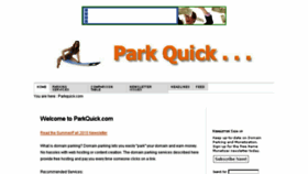 What Parkquick.com website looked like in 2016 (7 years ago)