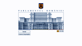 What Parlament.ro website looked like in 2016 (8 years ago)