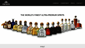 What Patronspirits.com website looked like in 2016 (7 years ago)