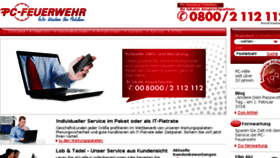 What Pc-feuerwehr.de website looked like in 2016 (7 years ago)