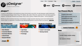 What Pdesigner.net website looked like in 2016 (8 years ago)