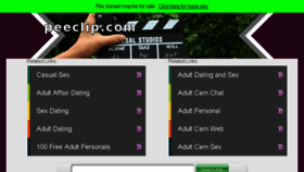What Peeclip.com website looked like in 2016 (8 years ago)