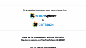 What Perfectsoftware.com website looked like in 2016 (8 years ago)