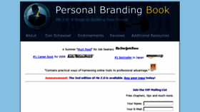 What Personalbrandingbook.com website looked like in 2016 (7 years ago)