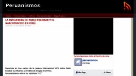 What Peruanismos.com website looked like in 2016 (8 years ago)