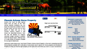 What Phoenixazhorseproperty.com website looked like in 2016 (7 years ago)