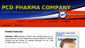 What Pcd-pharma.in website looked like in 2016 (7 years ago)