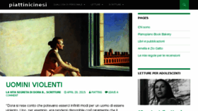 What Piattinicinesi.com website looked like in 2016 (8 years ago)