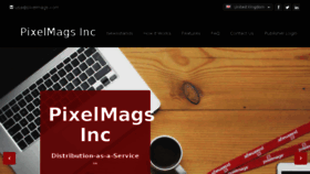 What Pixel-mags.com website looked like in 2016 (8 years ago)
