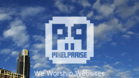 What Pixelpraise.com website looked like in 2016 (8 years ago)