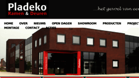 What Pladeko.nl website looked like in 2016 (7 years ago)