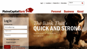 What Plainscapitalbank.com website looked like in 2016 (7 years ago)