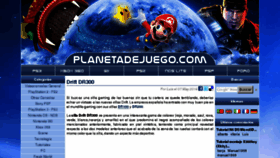 What Planetadejuego.com website looked like in 2016 (8 years ago)