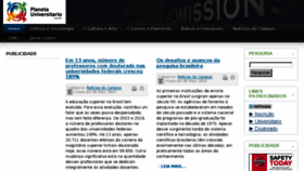 What Planetauniversitario.com website looked like in 2016 (7 years ago)