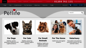 What Petlifeonline.co.uk website looked like in 2016 (8 years ago)