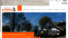 What Plashuis.nl website looked like in 2016 (7 years ago)
