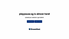 What Playpause.sg website looked like in 2016 (9 years ago)